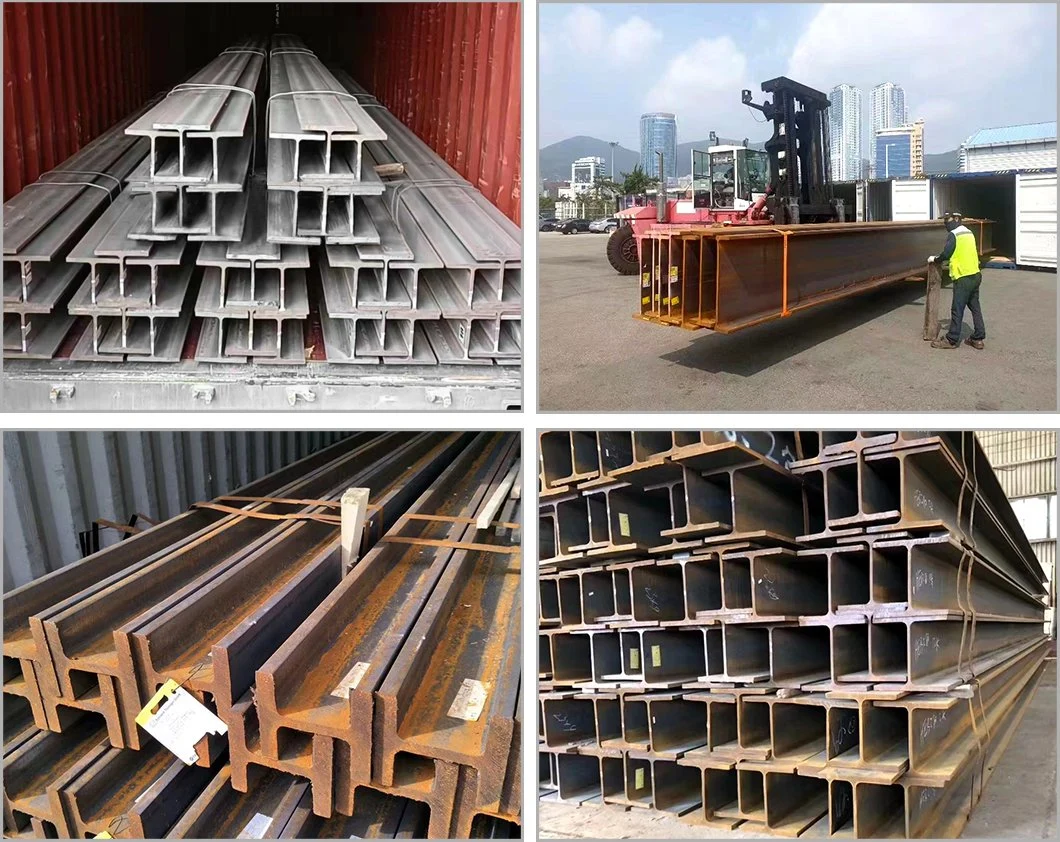 Q235B Q345 Hot Roll Welded Structural Galvanized Steel H Beam Customized ASTM A570 A572 Gr. D50 A36 Welding Steel H Beam