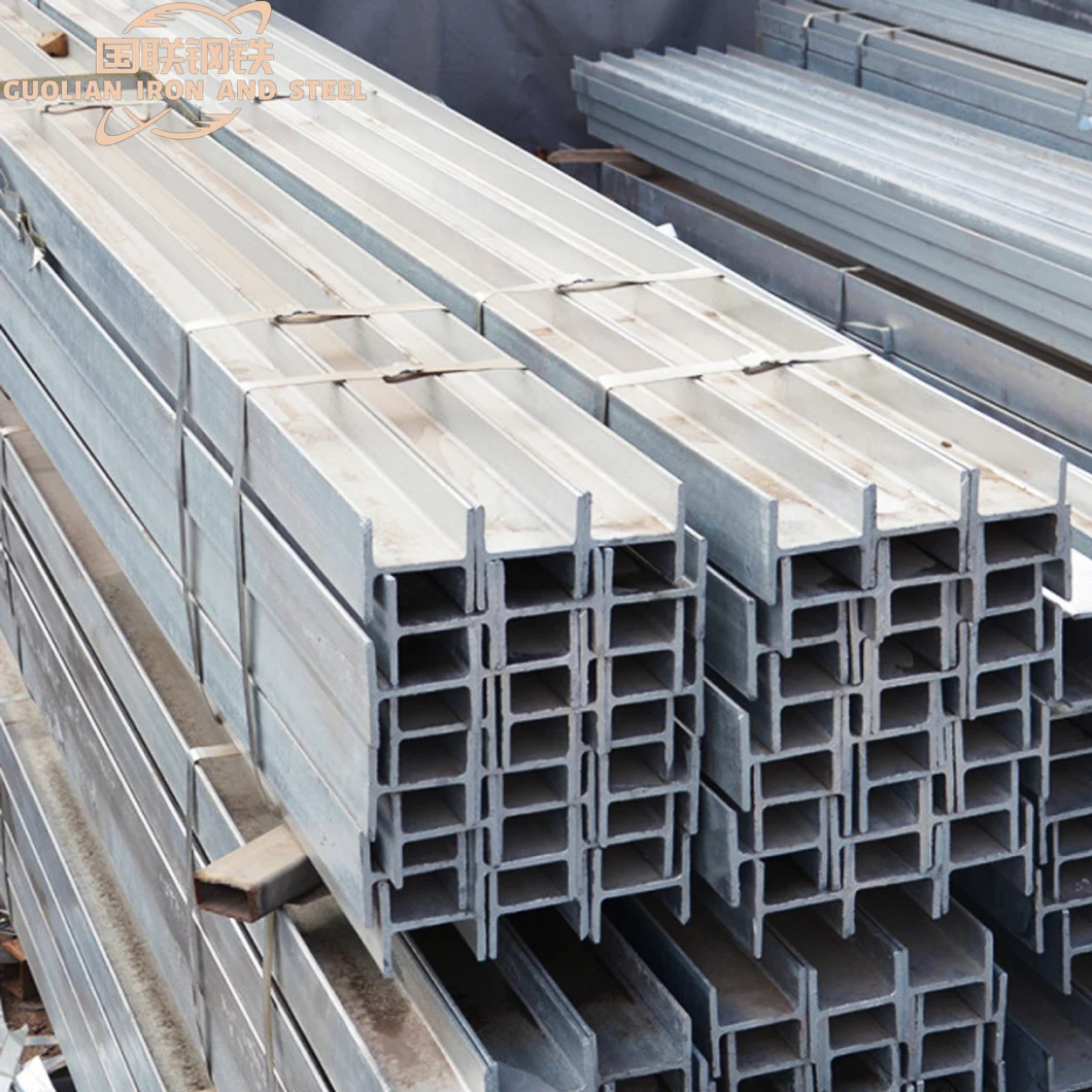 Steel H Beam Section Column Hot Rolled Welded Ms Galvanized Painted Steel H-Beams Price H Shape Steel Profile Production Line