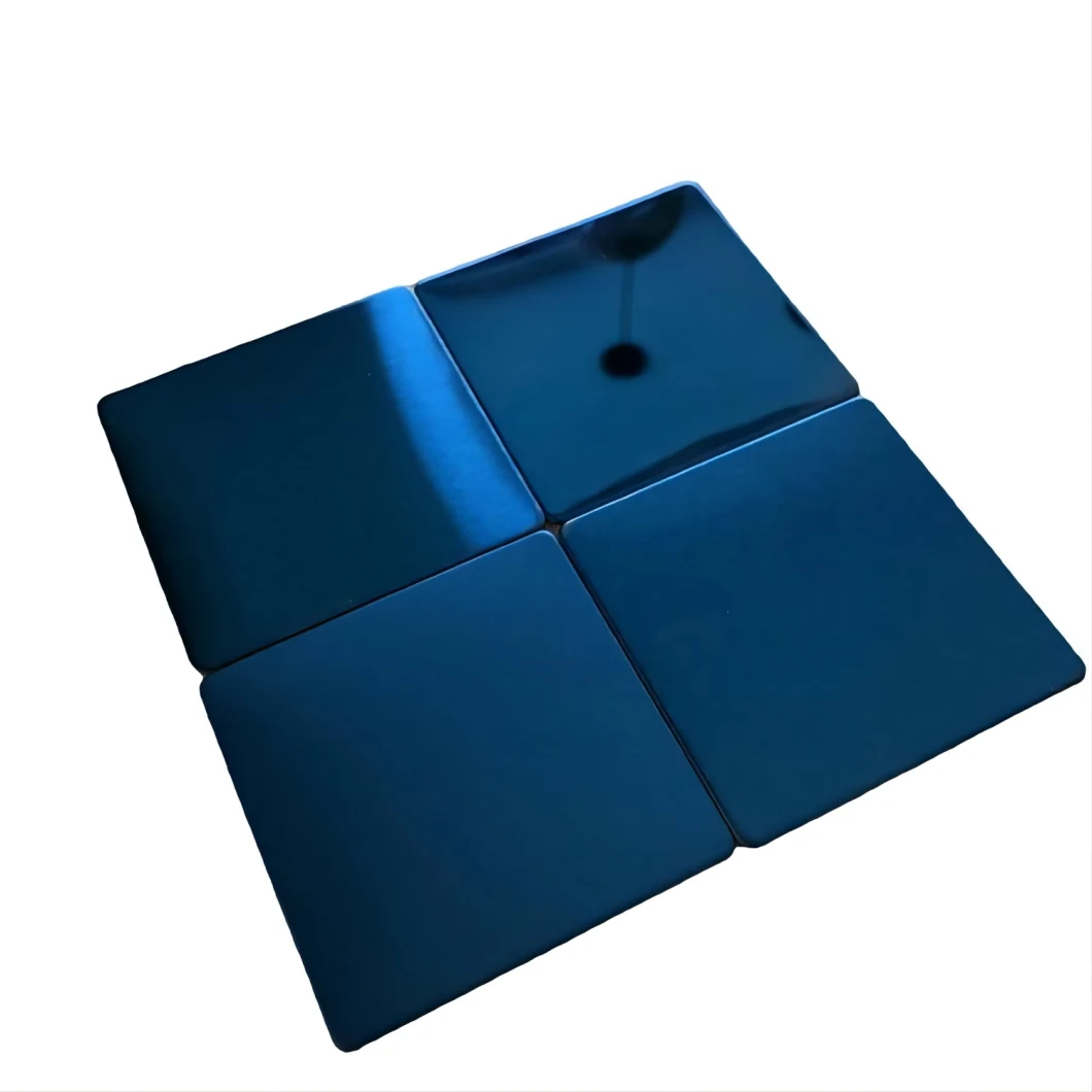 2022 Hot Sale Black Color Mirrror Stainless Steel Plate China Market