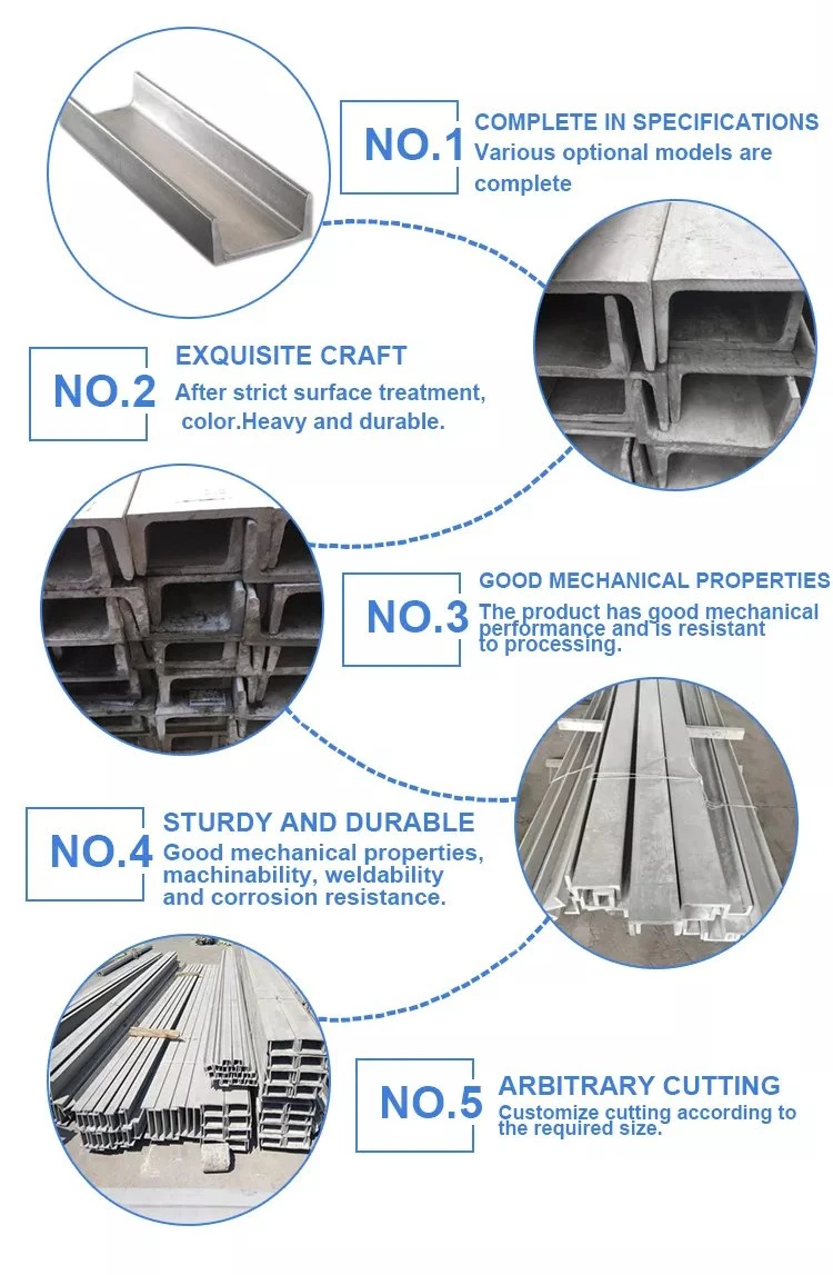 Factory Price Q235B Ms Channel Steel Price Structural Steel C Channel Steel Price for Construction